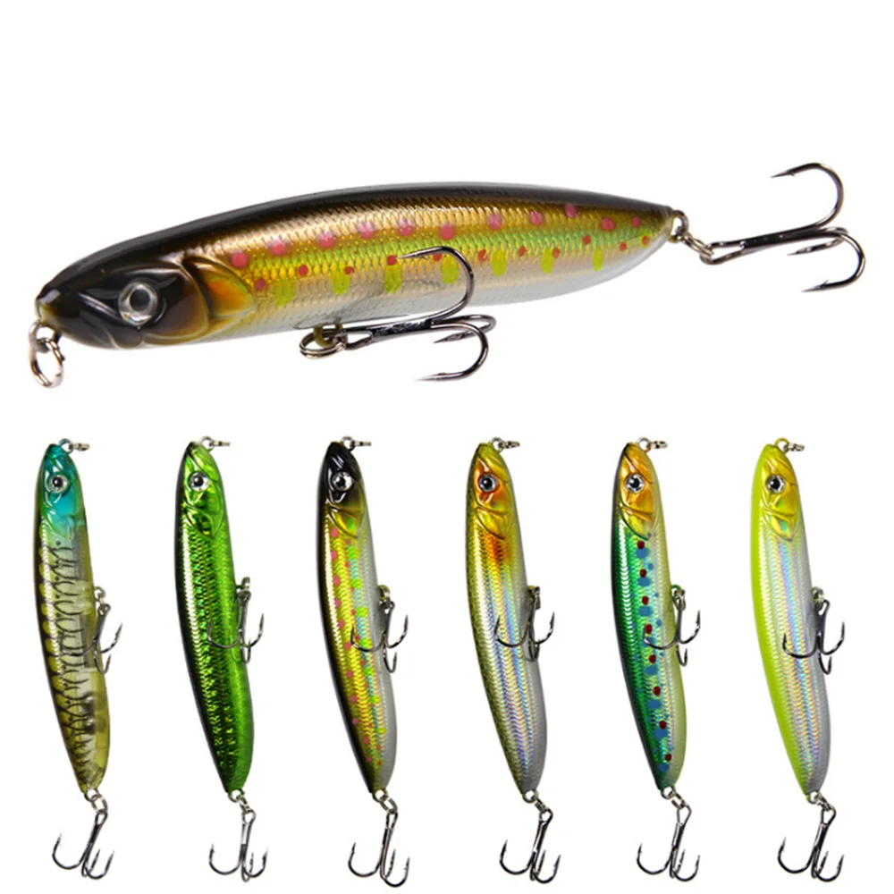 LEO 1 шт. опускается на дно плавающая приманка для рыбалки карандаш 95 мм 18 гр под