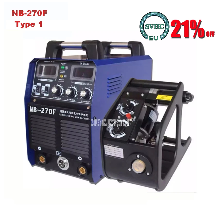 Новое поступление NB-270F 220V380V двойной сварочный аппарат с двойным напряжением