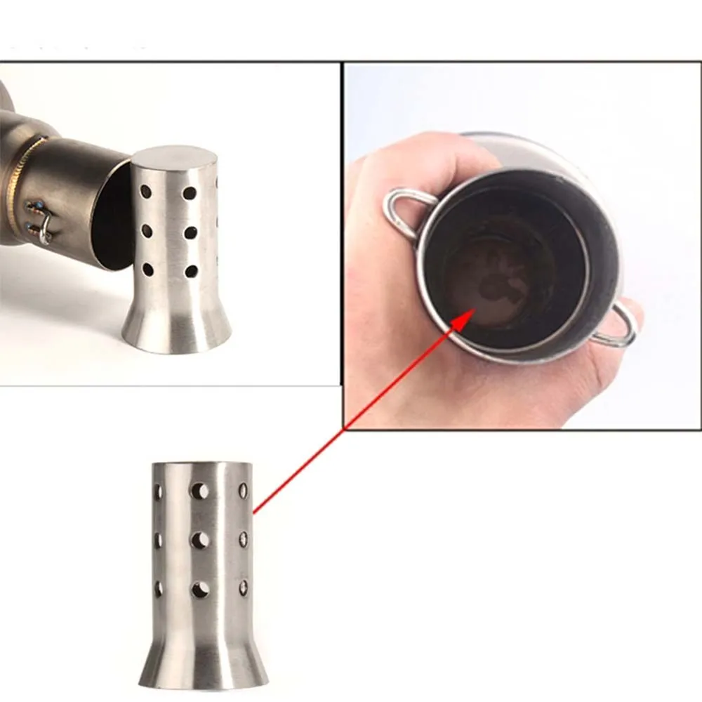 

Exhaust Moto Bumper Insert Deflector Can DB Killer Silencer Noise Eliminator Adjustable Length 127mm For Muffler Pipe
