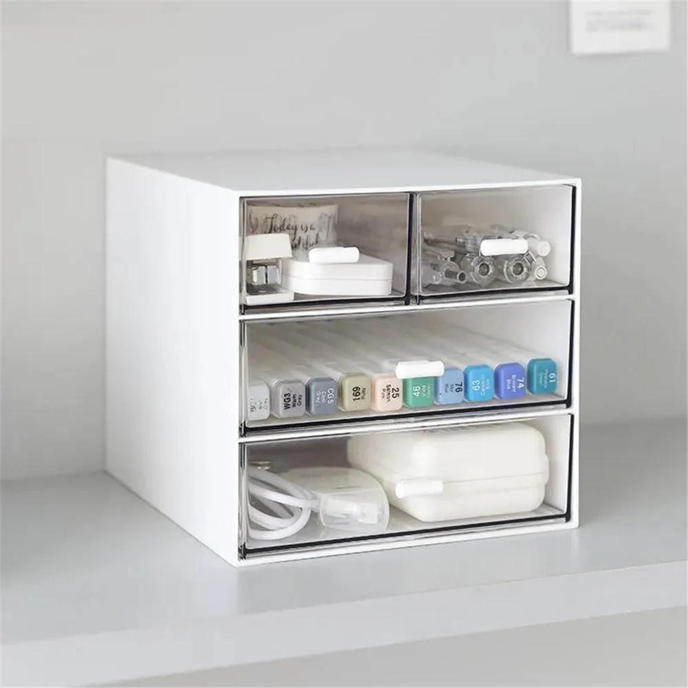 

Desktop Drawer Makeup Organizer Jewelry Desk Arrangement Artifact Home Office Stationery Small Box Lipstick Storage Box