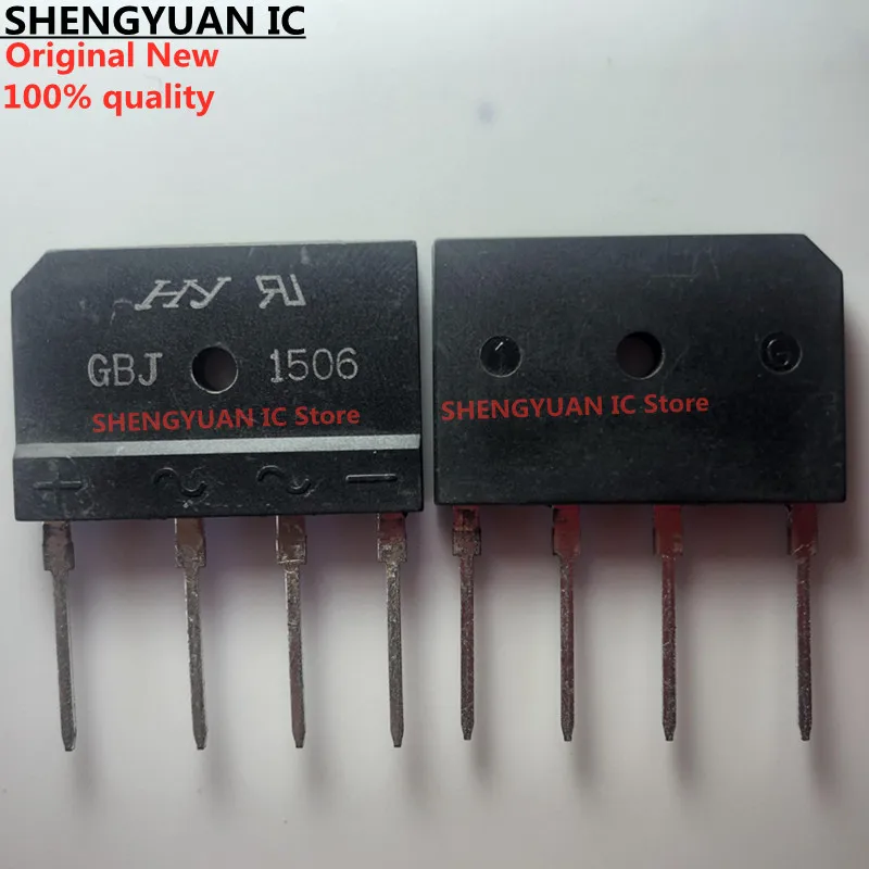 Мостовые выпрямители 5 шт./лот GBJ1506 GBJ 1506 DIP 4 10 А 100% новый импортный оригинальный