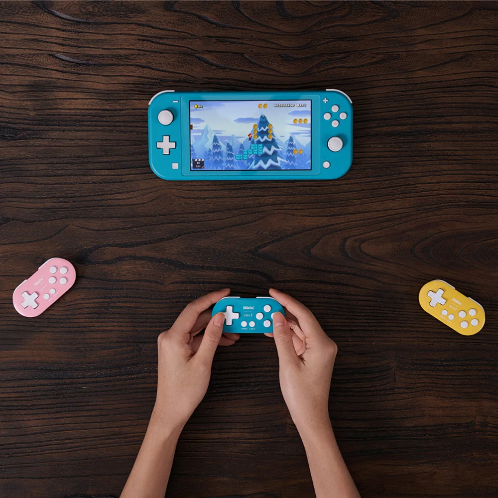 Для 8bitdo ZERO 2 Беспроводной мини-геймпад Nintendo Switch NS/Windows/Android/MacOS игры проводной