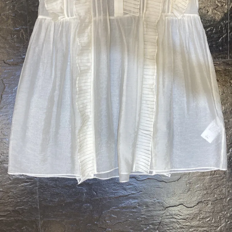 

Sleeveless Silk Cotton Dress Europe Station 2021 Summer New Design Lace Temperament Folded Solid Color Dress