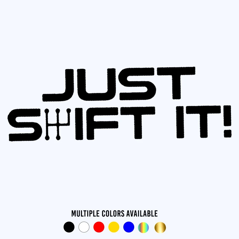 

CK20693# наклейки на авто Просто сдвинь это водонепроницаемые наклейки на машину наклейка для авто автонаклейка стикер этикеты винила наклейк...