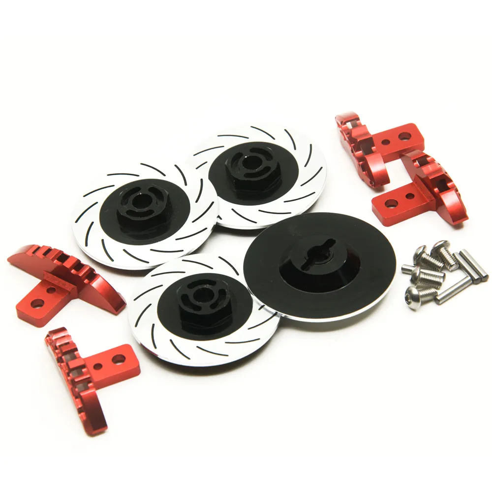 YEAHRUN 4 шт. алюминиевый сплав спорт издание тормозной диск для Sakura D3 D4 1/10 RC Дрифт