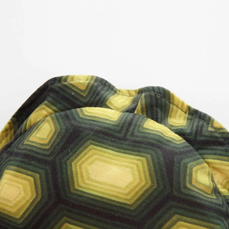 Милая имитация зеленая черепаха костюм питомца с крошечным хвостом Хэллоуин