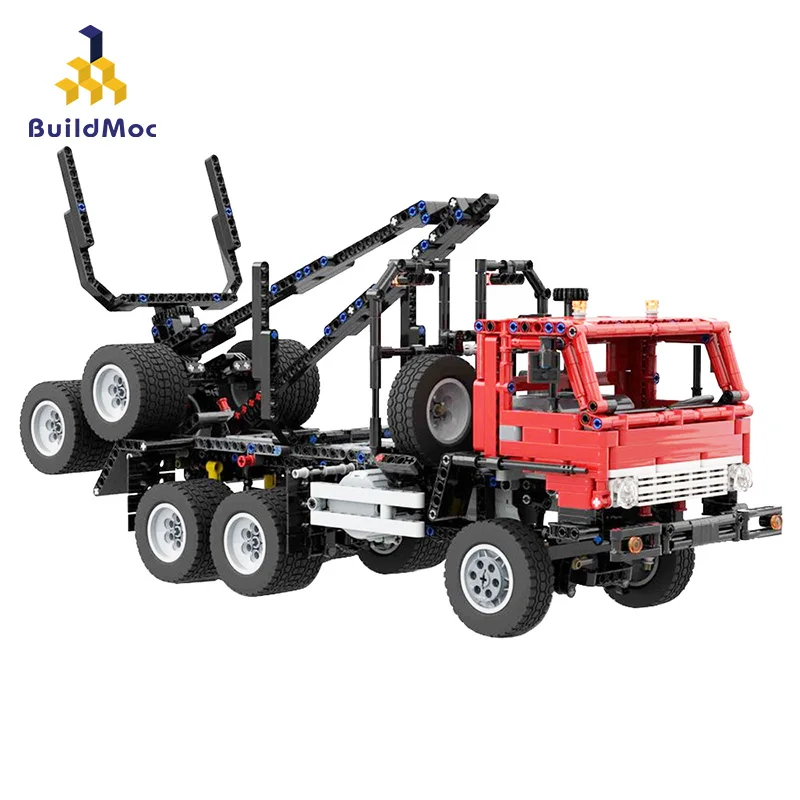 BuildMoc высокотехнологичных грузовых автомобилей строительства города