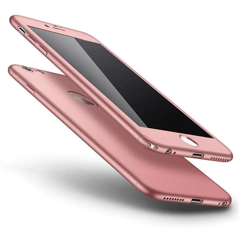 Чехол для телефона с полным покрытием на 360 градусов iPhone 11 PRO MAX 7 7Plus 8 8Plus 6 6S 5 5S SE X XS