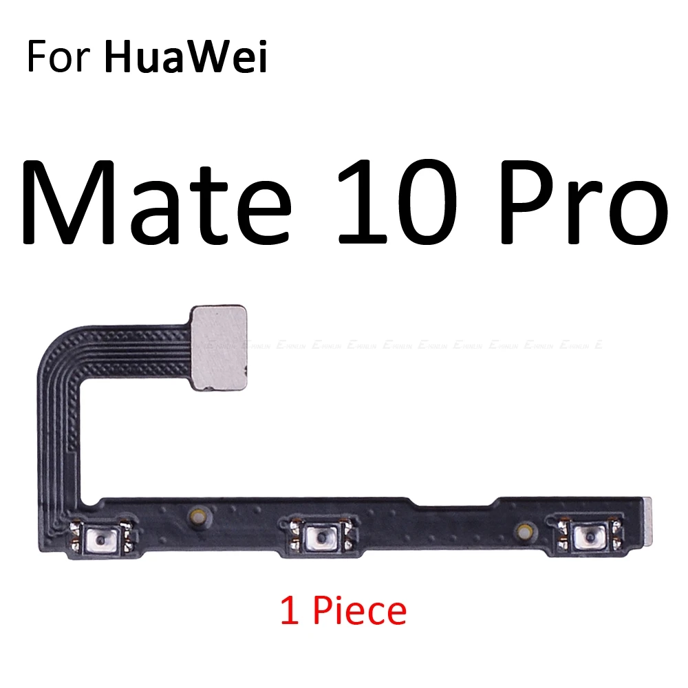 Переключатель питания Кнопка включения гибкий кабель лента для HuaWei Honor View 10 mate 20 X P20 Pro Lite 8X беззвучный ключ громкости тишины - Цвет: For Mate 10 Pro
