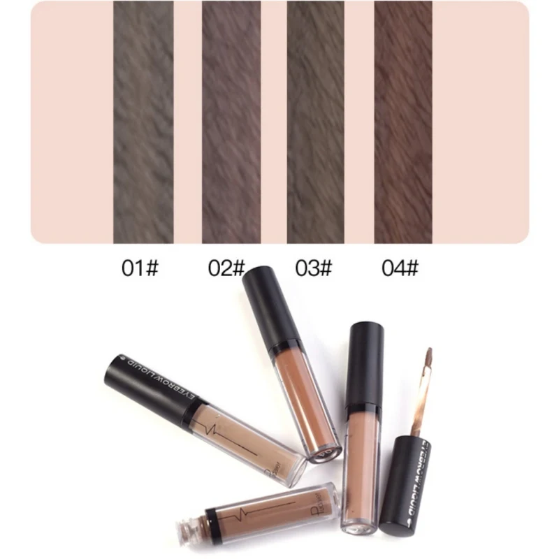 

4 Color Waterproof Anti-Sweat Does Not Fade Lasting Eyebrows Semi-Permanent Magic Eyebrows Cosmetic Liquid Woman Makeup 4.5ml