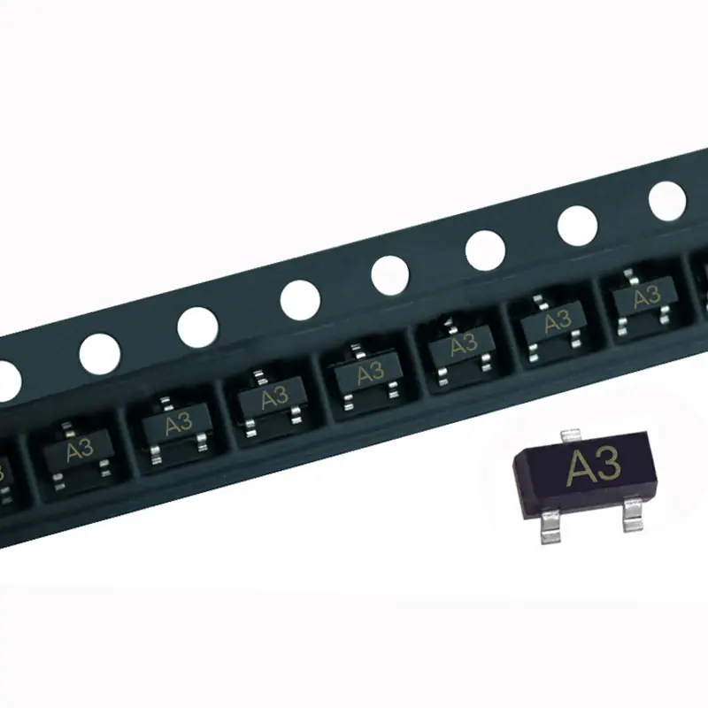 50 шт. SMD коммутационный Триод Транзистор 1SS181 A3 1SS184 B3 1SS226 C3 85 в 300 мА SOT 23 электронные