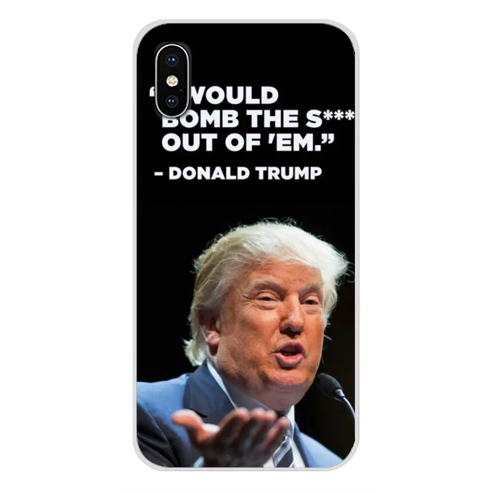 Аксессуары Дональд Джон Трамп чехлы для телефонов Samsung Galaxy S3 S4 S5 Mini S6 S7 Edge S8 S9 S10 Lite