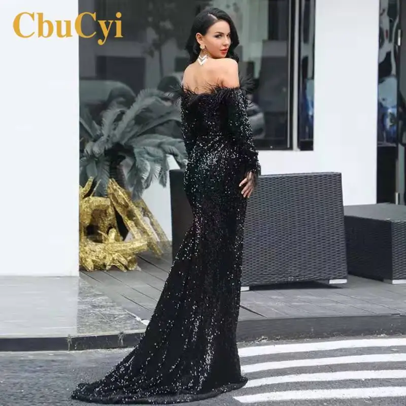 Летние женские вечерние платья сексуальные с открытыми плечами и блестками