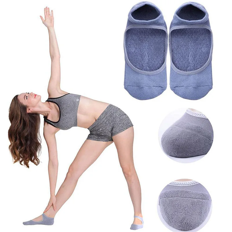 Носки женские эластичные из хлопка для фитнеса пилатеса балета | Женская одежда