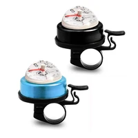 23 pcs creative bicycle bell with compass bike road bicycle cycling handlebar bell ring horn accessory
