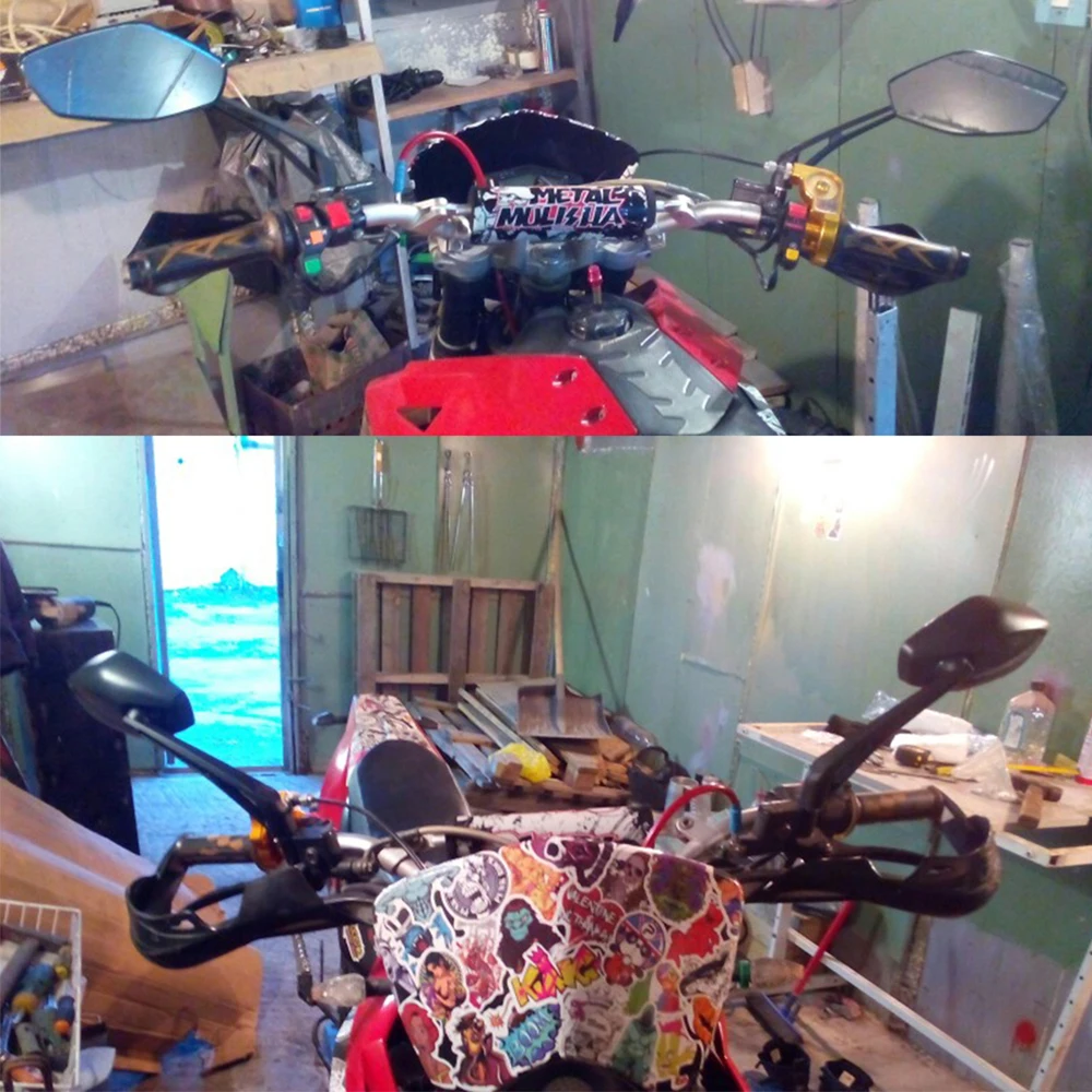 Универсальные мотоциклетные зеркала заднего вида боковые 8 мм 10 для Honda VFR 750 800