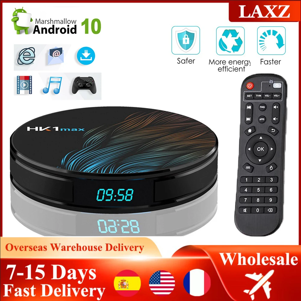 

ТВ-приставка HK1MAX, Двухдиапазонная, Android 10,0, RK3318, 2/4 ГБ, Mali-450, 2,4G/5G, Wi-Fi, 4K HDR, медиаплеер, мини-приставка, ТВ-приемник
