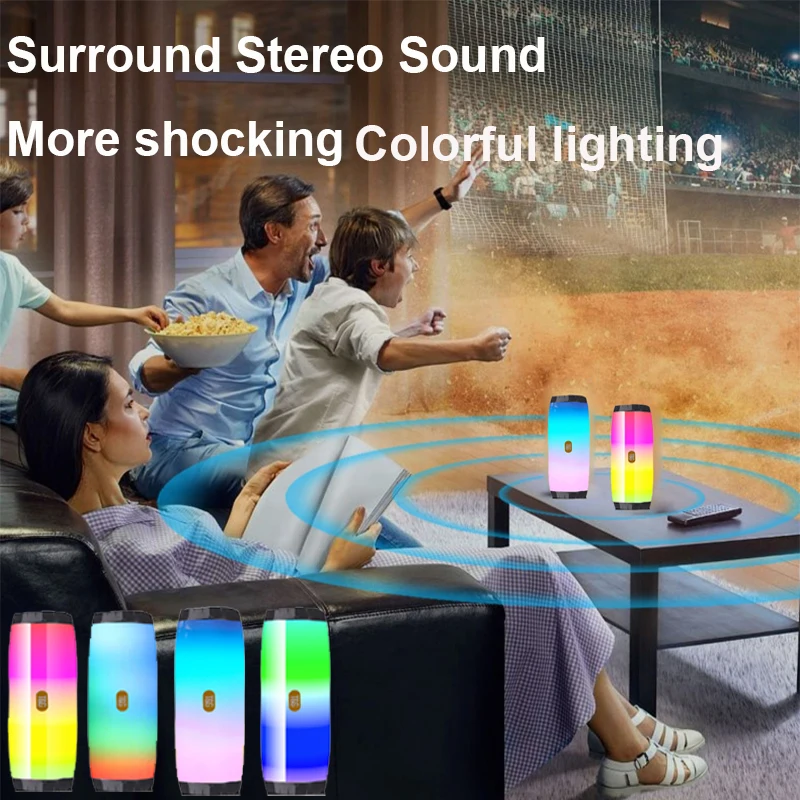 

TG165C Music Speaker Center Bluetooth Speaker Powerful HIFI Stereo For Mobile Phone PC Computer with LED Light Home Theater