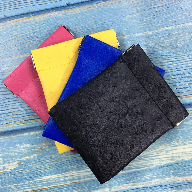 Кошельки для женщин из искусственной кожи однотонный маленький бумажник мелочи