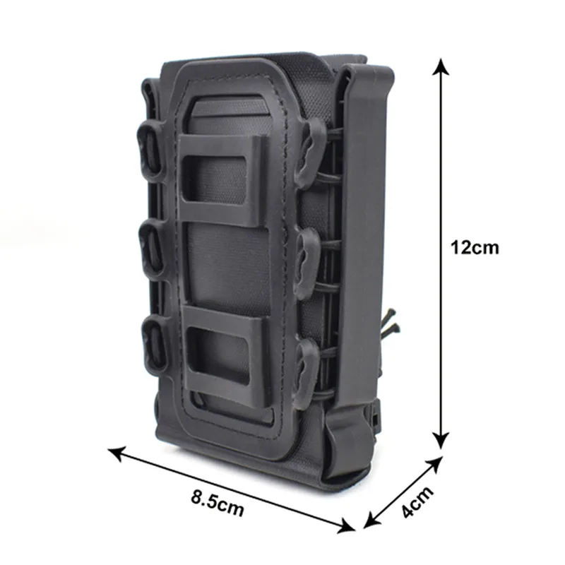 

Quick Release Tactical Nylon Replacement Leather Case Practical Soft Shell Elastic Outdoor Leisure Tool Magazine Case