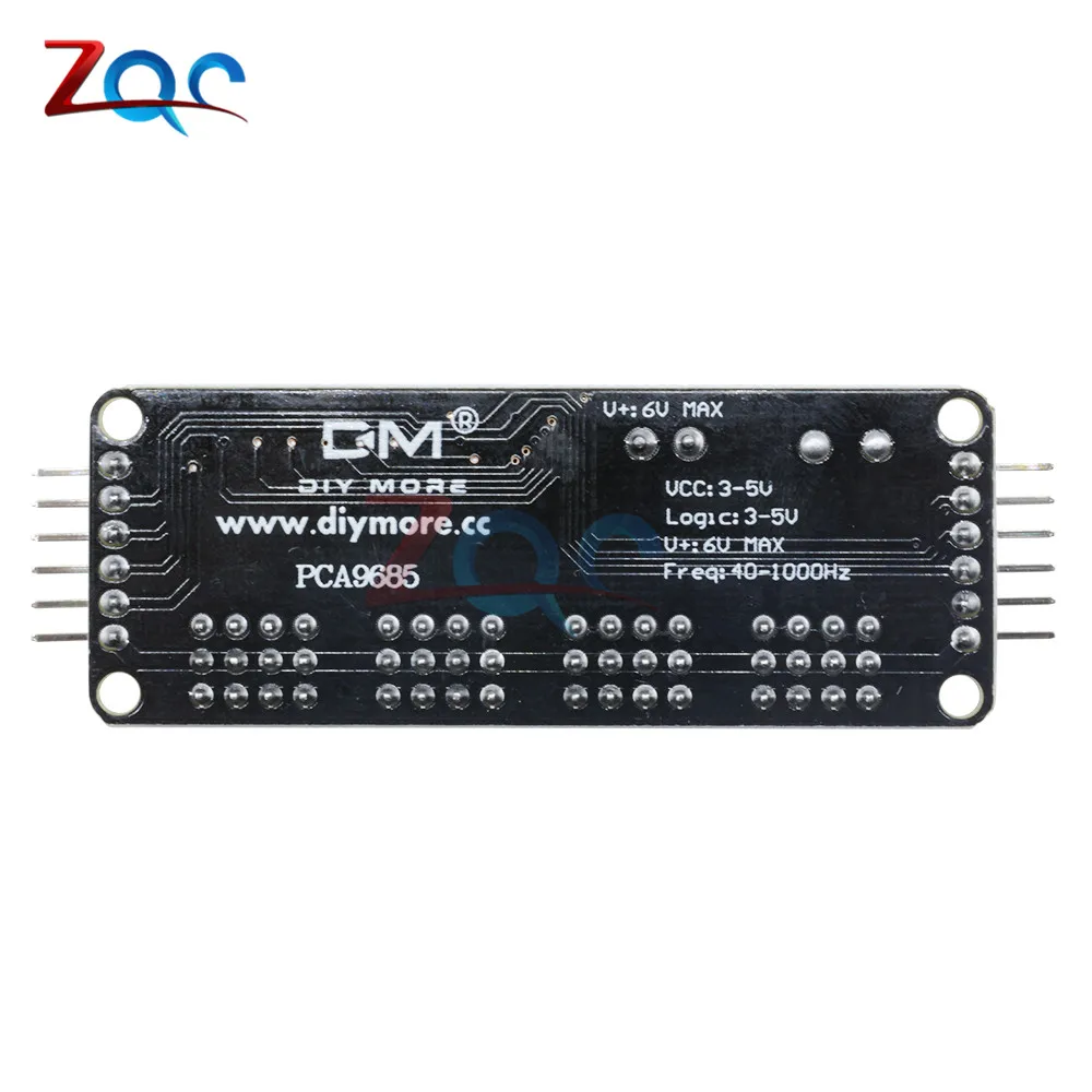 PCA9685 16 канальный 12Bit ШИМ Серводвигатель плата контроллера IIC интерфейс для Arduino