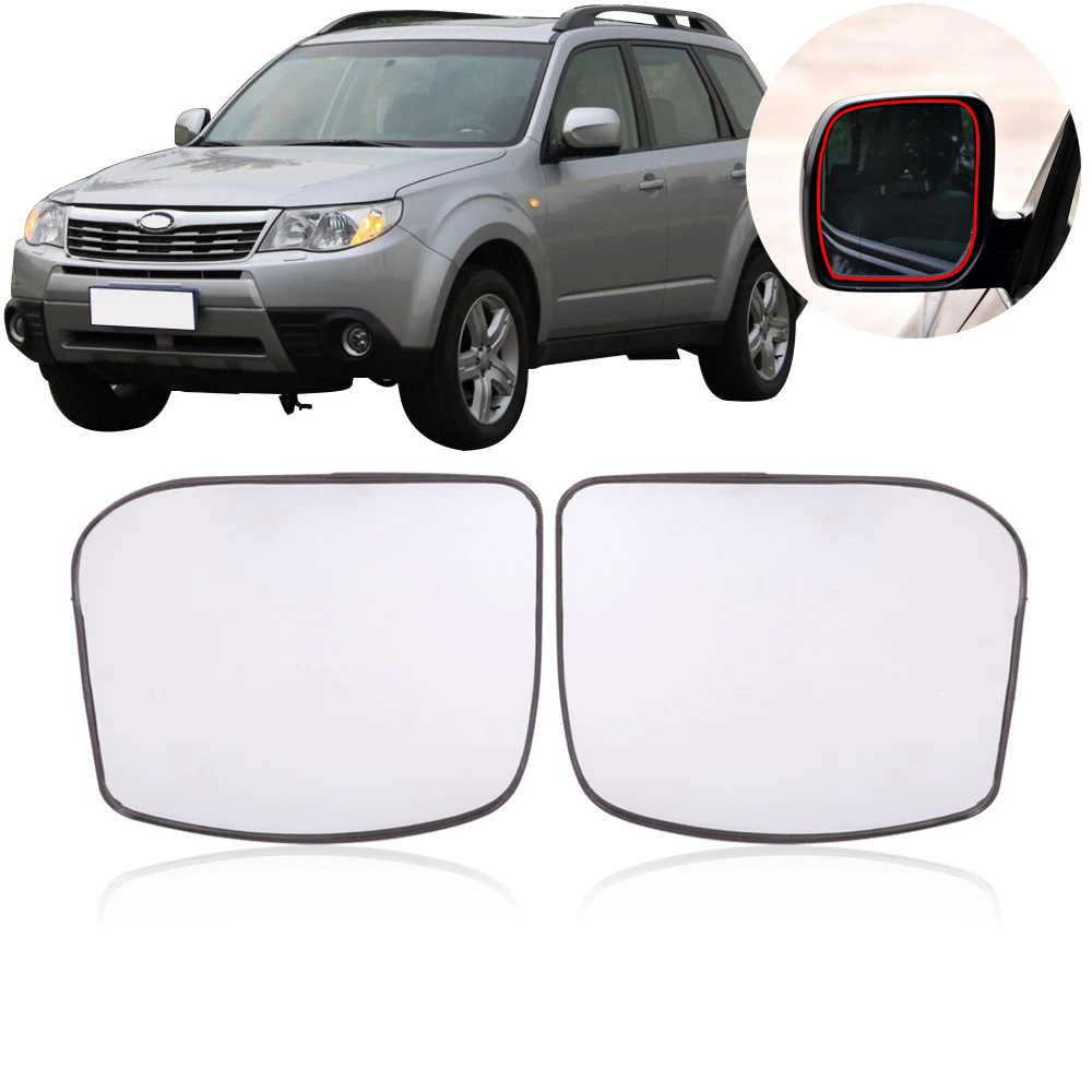 CAPQX для Subaru Forester 2008 2009 2010 с подогревом снаружи зеркало заднего вида стекло зеркала