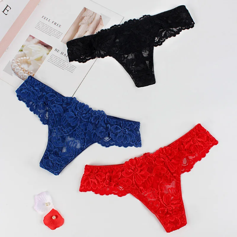 Горячая Распродажа сексуальные трусики нижнее белье Для женщин кружева стринги