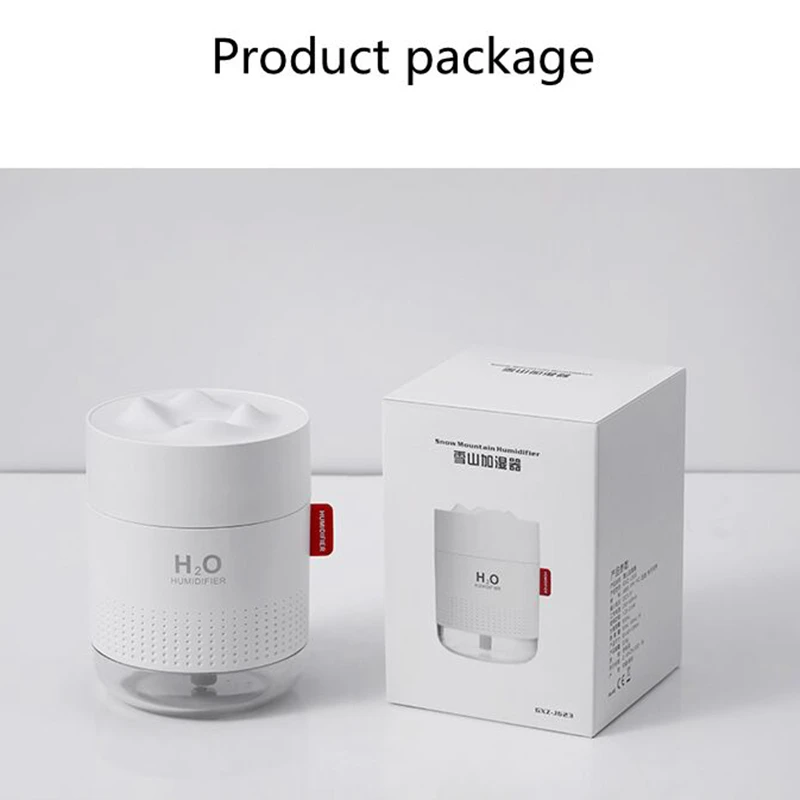 

500ML Air Humidifier Large Capacity Humidifier with Romantic Lamp USB Car Mist Maker Aroma Oil Diffuser Aromatherapy Humidifiers