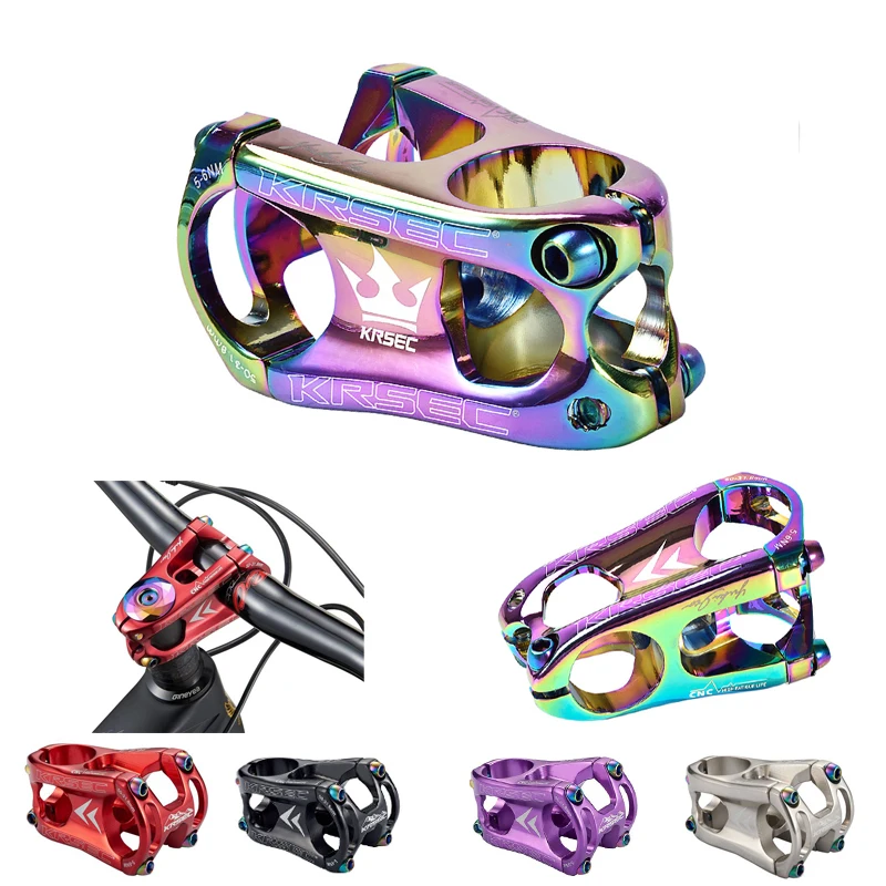 

bike stem 31.8*28.6mm potencia mtb Ultralight CNC Aluminum Bicycle Handlebar Stem 50mm Short Bar Stem BMX DH Cycling part