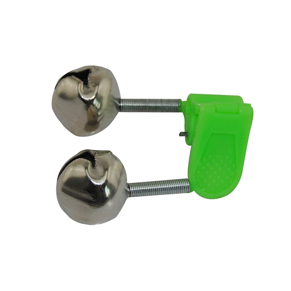 10Pcs Fishing Bite Alarms Fishing Rod Stalk Bells Clamp Tip ABS Fishing Accessory Stylish Durable Fishing Rod Bells