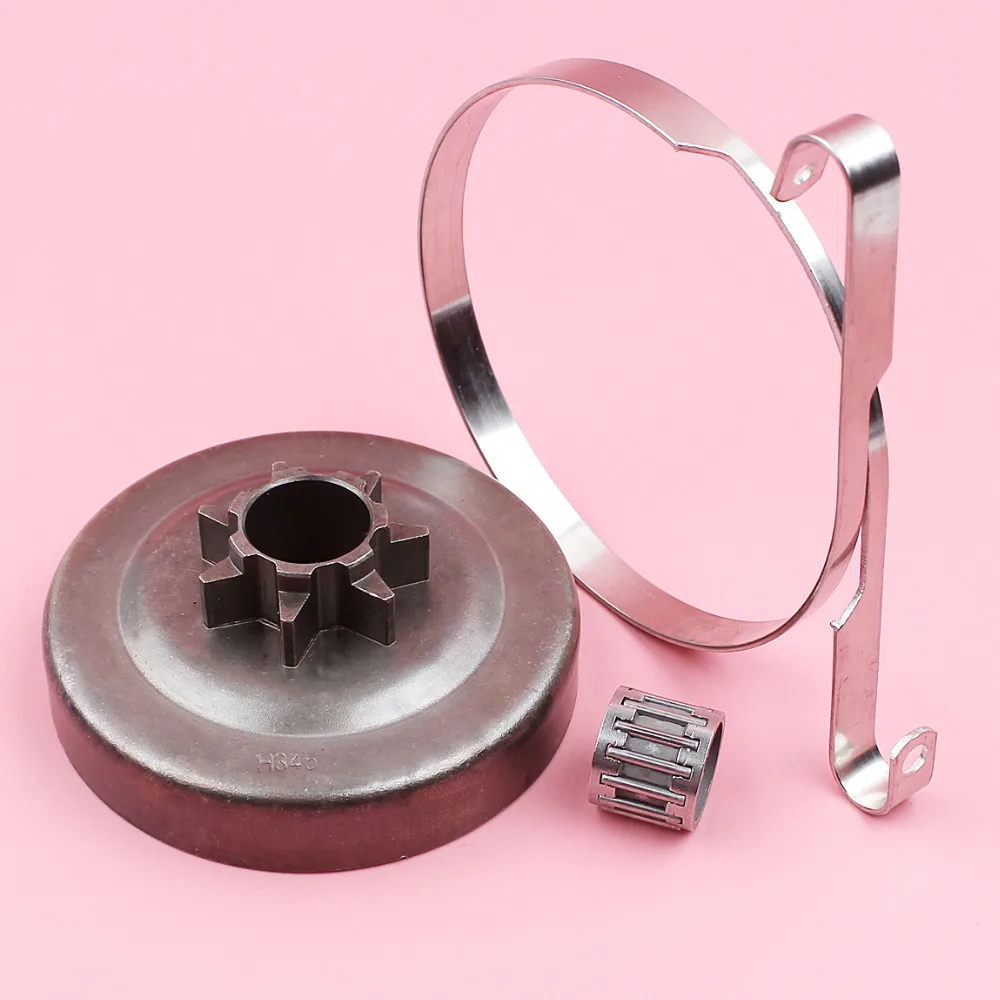 

.325 7 Teeth Clutch Drum Chain Brake Band Needle Bearing For Husqvarna 340 345 350 445 450 Chainsaw Spare Replacement Part