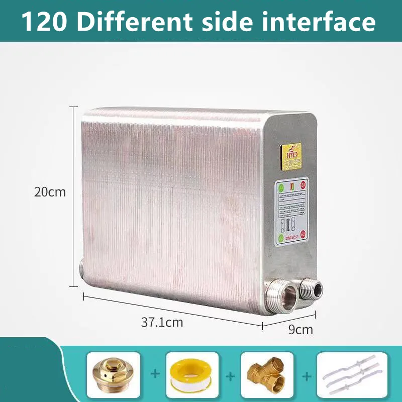 

120 пластин теплообменник из нержавеющей стали паяный пластинчатый водонагреватель охладитель счетчик потока охладитель