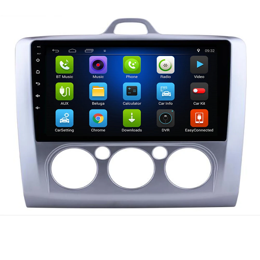 10 2 &quotAndroid 10! Автомобильный DVD ПК Мультимедийный плеер GPS Navi Стерео Радио Fit Ford Focus EXI