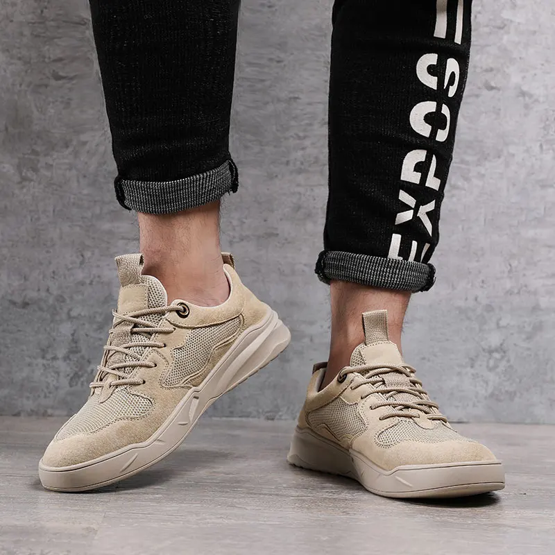 

Sports Casual Shoes Sneakers Breathable Casual Shoes For Men Zapatos Informales De Hombre Leather Sapato Fashion Mesh Summer