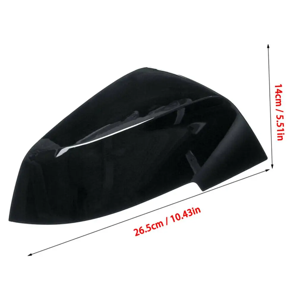 

ABS mirror cover with bright black mirror shell Wing Mirror Cover For BMW 1 2 3 4 Series F20 F30 F31 F32 F34 F36 Left &Right