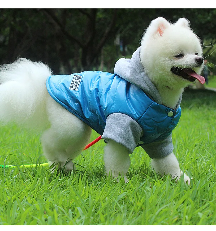 Одежда для собак теплый и удобный жилет домашних животных осенне зимний верх с