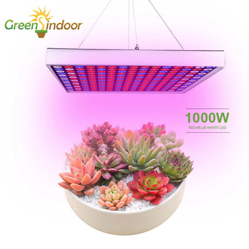 1000W светодиодный светильник полный спектр лампа для растений Фито расти палатку