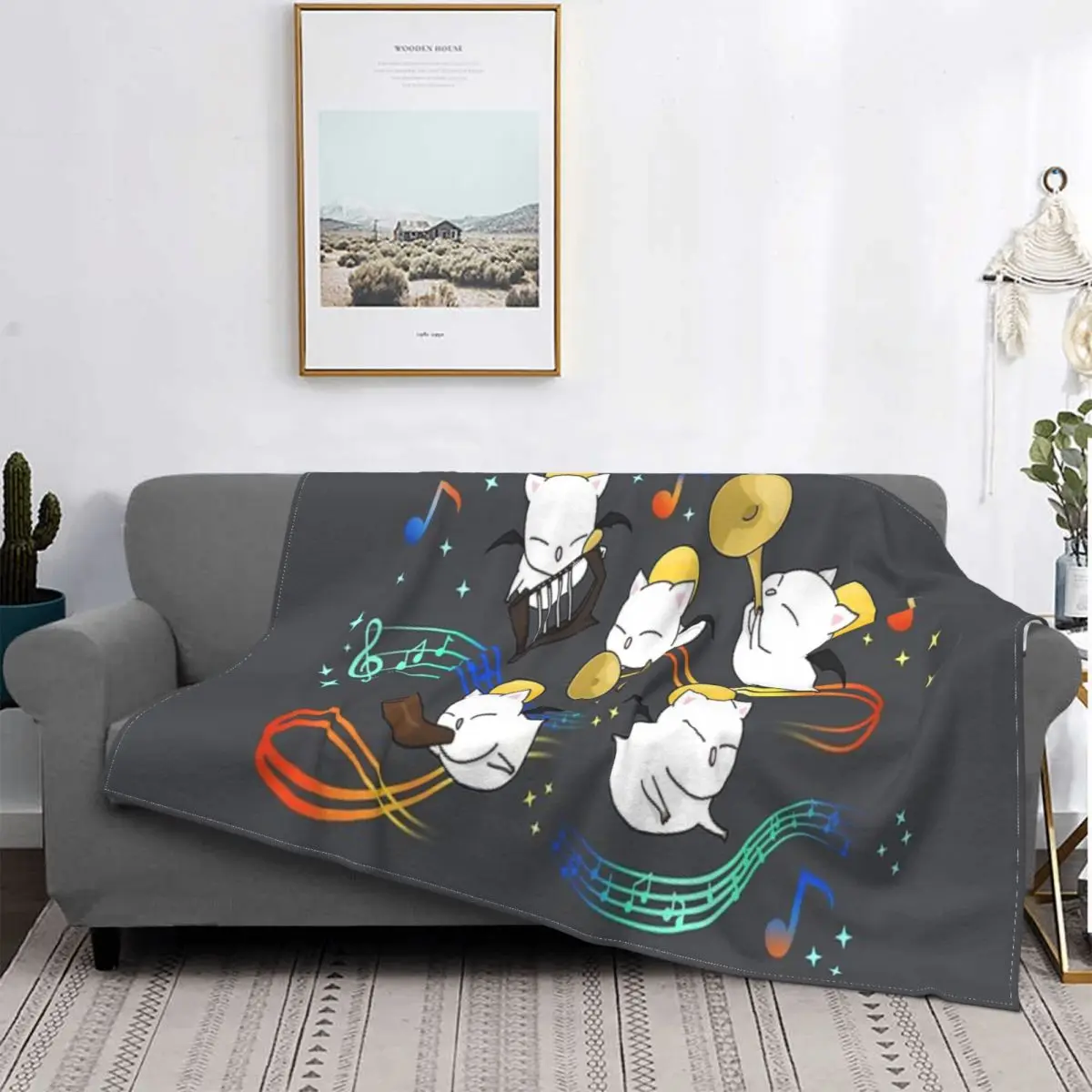 

The Primogs-Manta a cuadros para cama, ropa de cama, mullida, con capucha, pickick