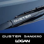 4 шт., наклейки на стеклоочиститель для Renault Dacia Duster Logan Sandero