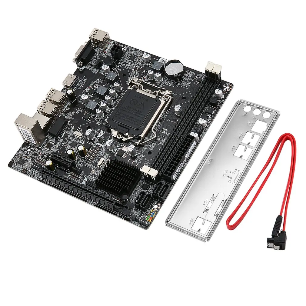 Материнская плата H61 LGA 1155 для настольных ПК USB2.0 DDR3 1600/1333 обновления интерфейса