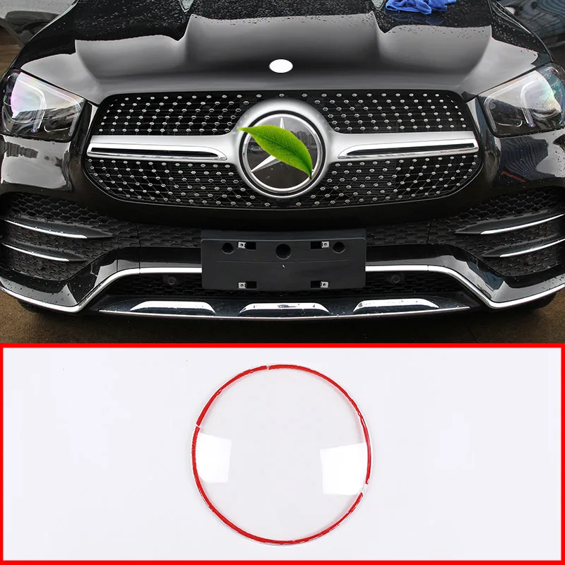 

For Mercedes-Benz C-Class W205 2015-2021 E-Class W213 2016-2021 car front logo protection cover Car Accessories