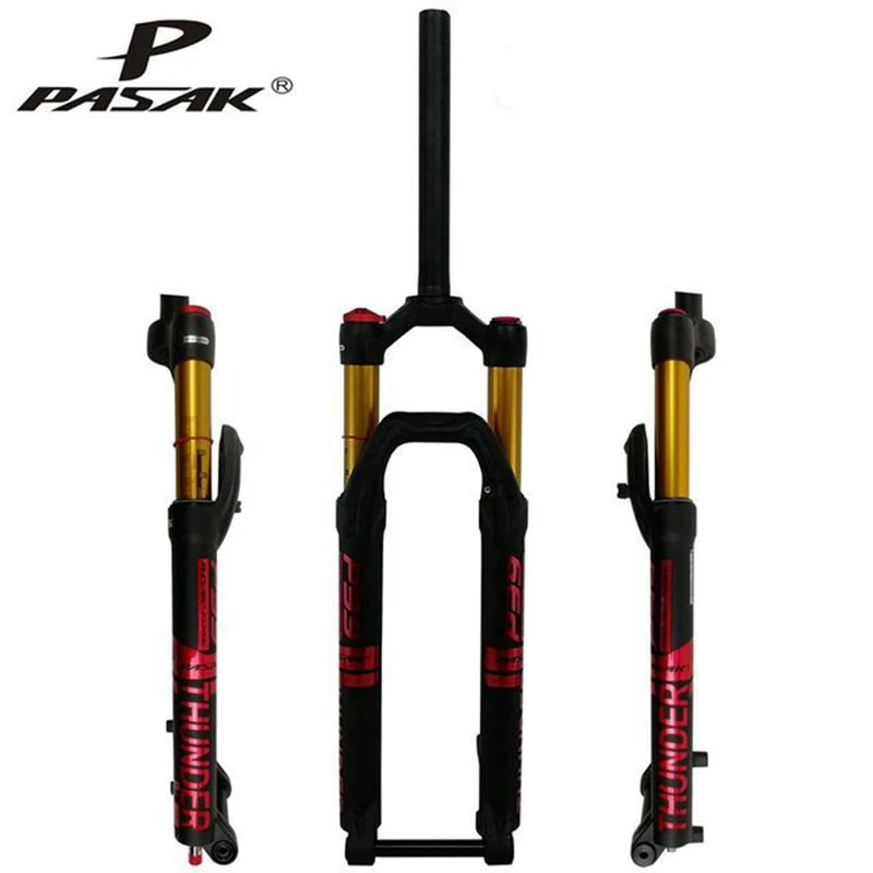 Вилка пневматическая подвеска Pasak для горного велосипеда универсальная 27 5 дюйма