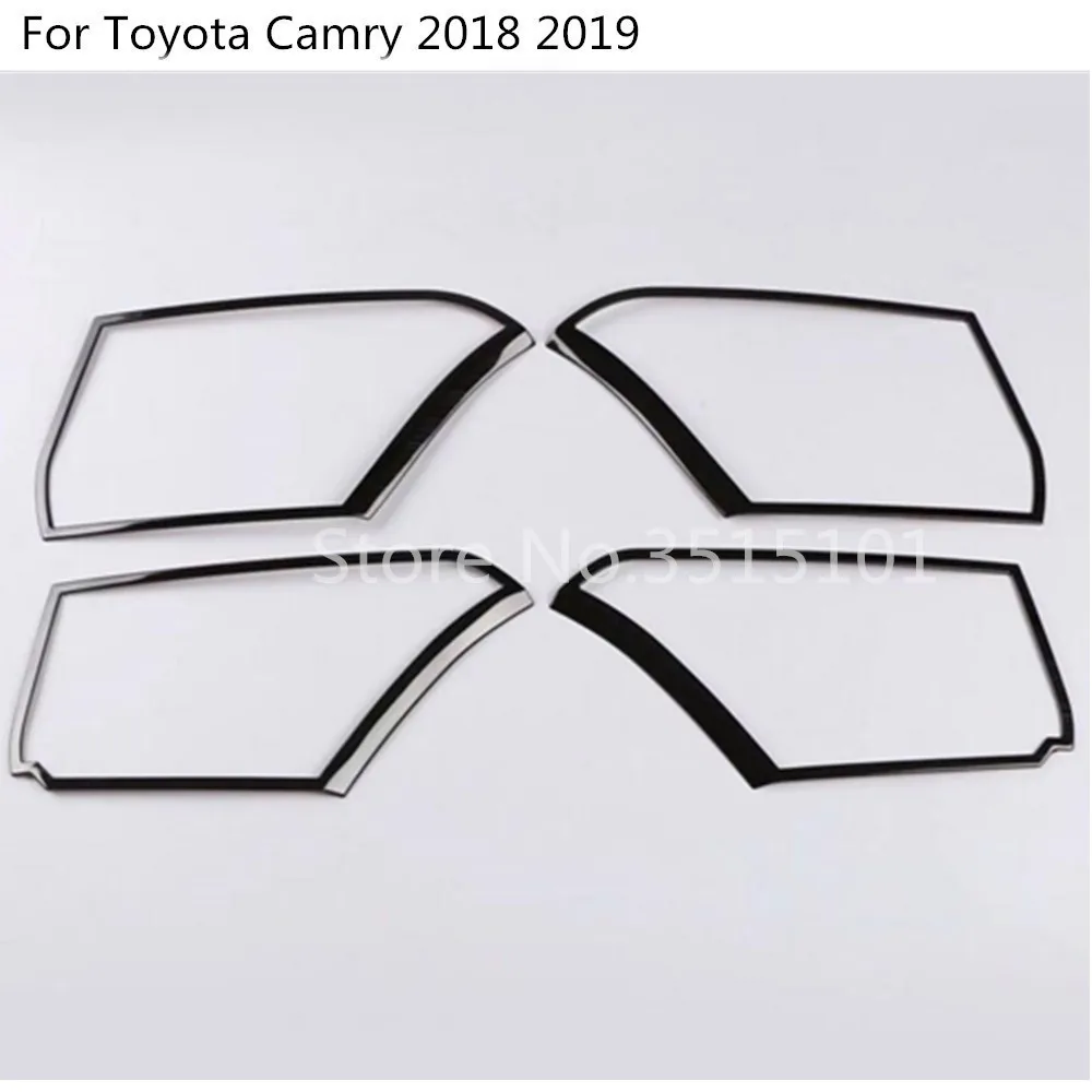 Для Toyota New Camry XV70 тюнинговая Автомобильная накладка детектор из нержавеющей стали внутри двери аудио говорящее звуковое кольцо отделка 4 шт