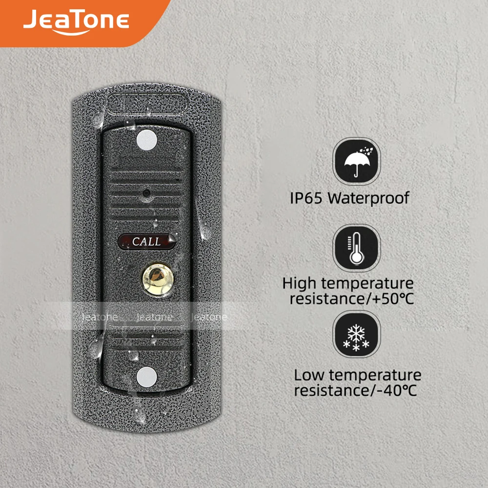 Видеодомофон Jeatone с монитором 7 " Wi Fi системой видеодомофона Tuya 720P многоязычным
