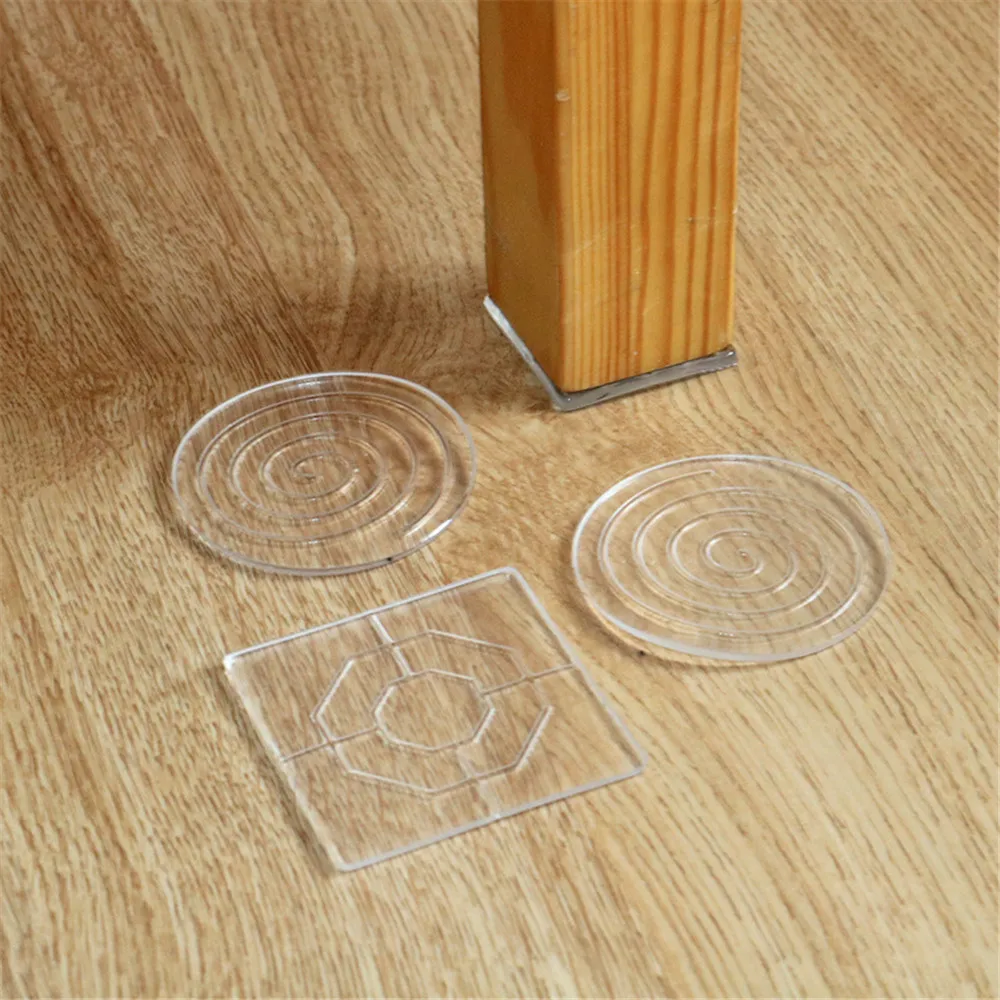 4pcs Thick Furniture Silicone Protection Cover Non-slip Table Chairs Foot Protection Caps Pads Chair Leg Protective Cover