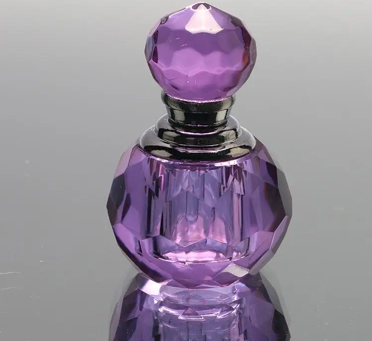 K9 Crystal Handicrafts Perfume Bottle Shape Baby Shower Gift Purple and Pink Wedding Favors Decoration Wholesale | Дом и сад