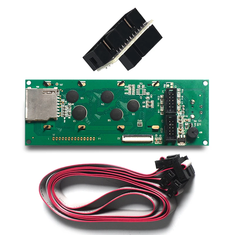 Желтый цветной 3D принтер Reprap Smart Control ler 2004 ЖК дисплей для sanguinolu|reprap 3d|lcd 3d printerfor printer