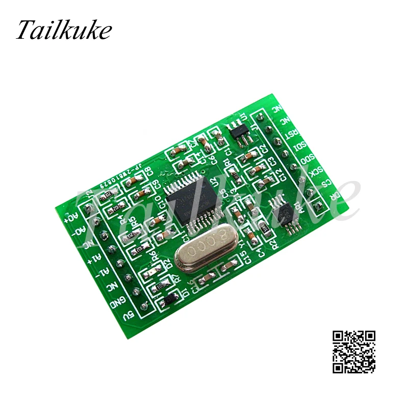 AD Модуль сбора 16 бит 24 модуль данных Mcp3901 ADC с одним чипом микрокомпьютер макетная