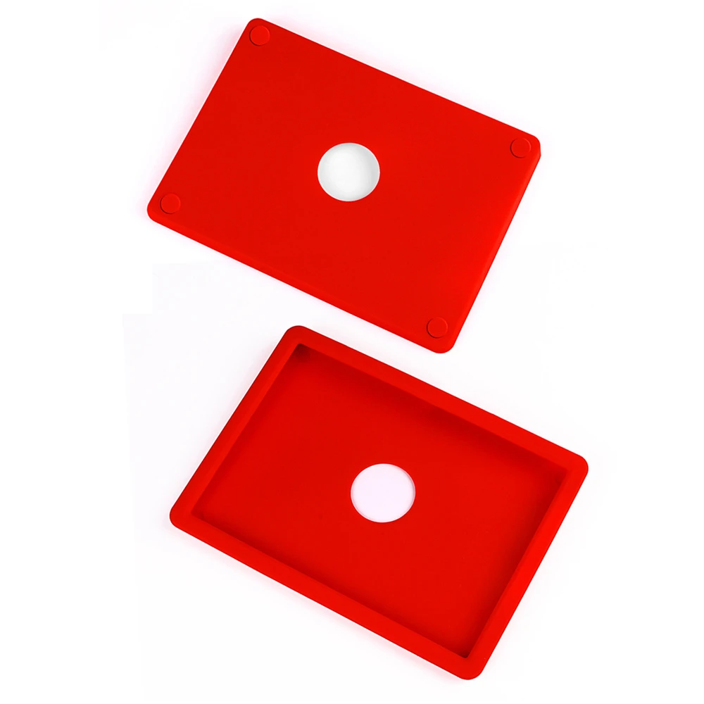 Мягкий силиконовый защитный чехол быстросъемный ударопрочный с тачпадом для Apple