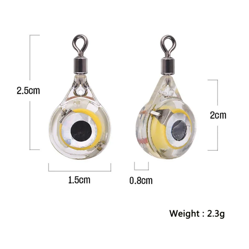 Приманка для рыбалки маленького размера s ночная флуоресцентная светодиодная